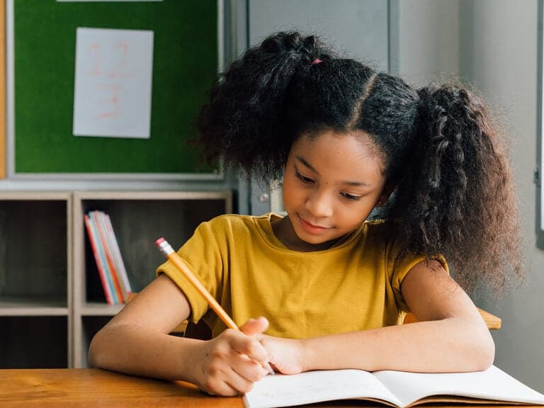 A Sylvan Learning tutoring session
