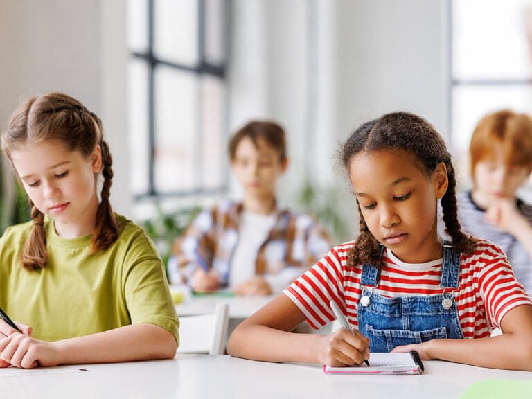 A Sylvan Learning tutoring session