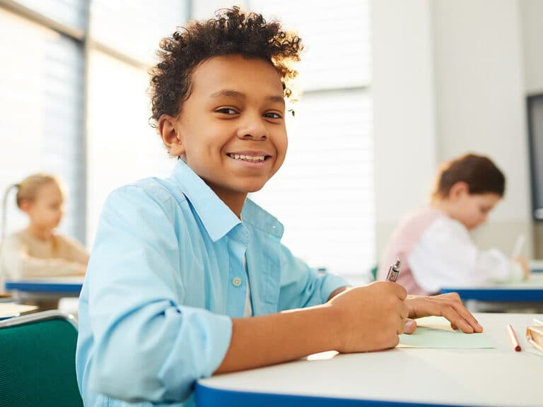 A Sylvan Learning tutoring session