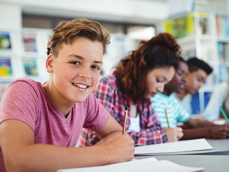 A Sylvan Learning tutoring session