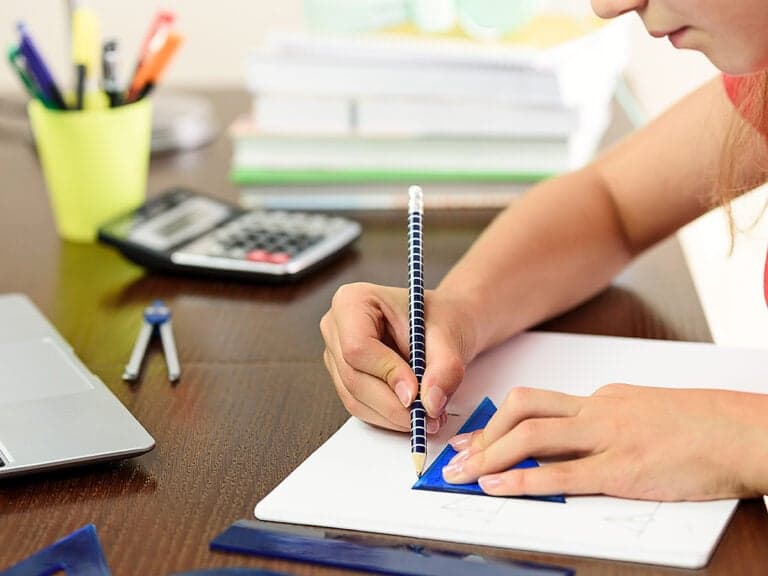 A Sylvan Learning tutoring session