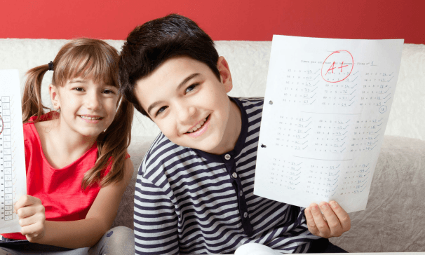 A Sylvan Learning tutoring session