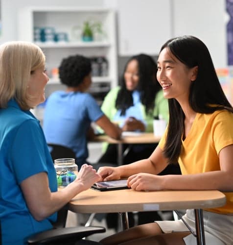 A Sylvan Learning tutoring session