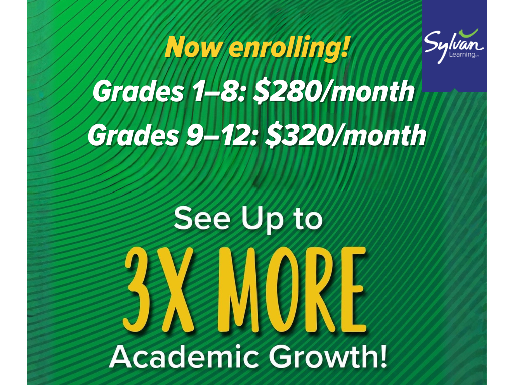 Grades 1–8 $280month Grades 9–12 $320month (Graph)
