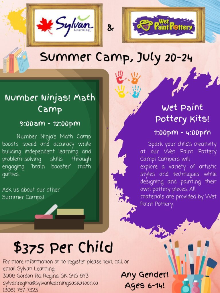 Regina Wet Paint Pottery - July 20-24
