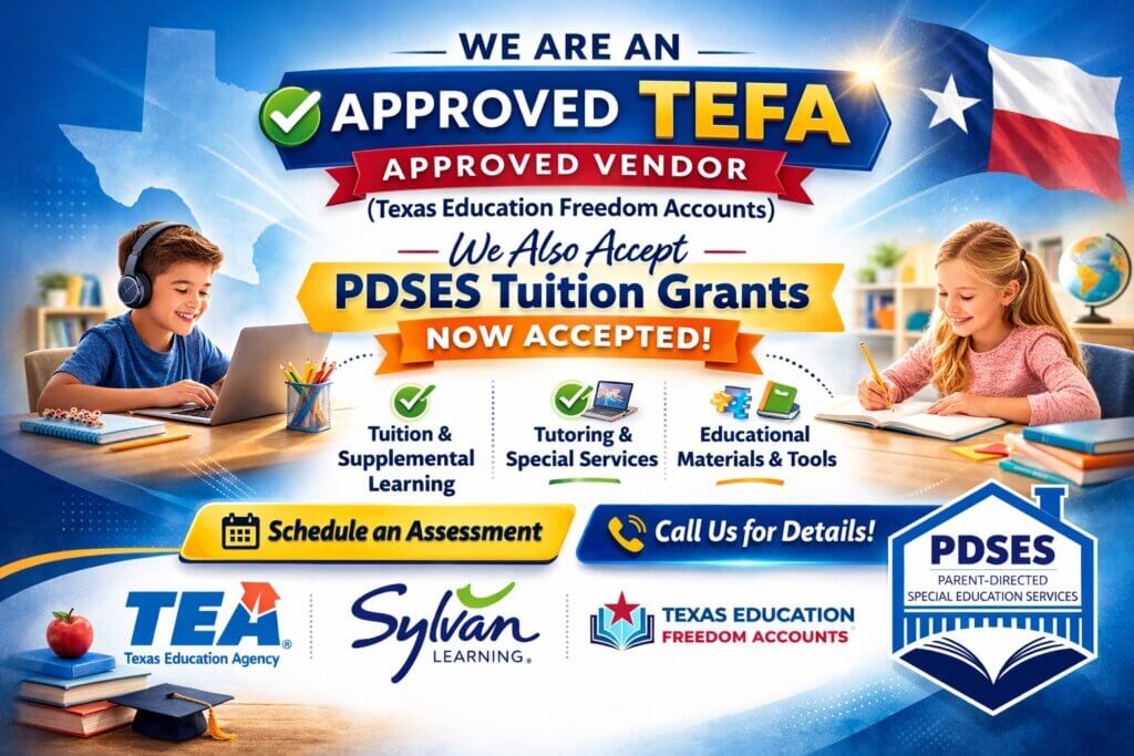 TEFA approved vendor. PDSES grant accepted as payment